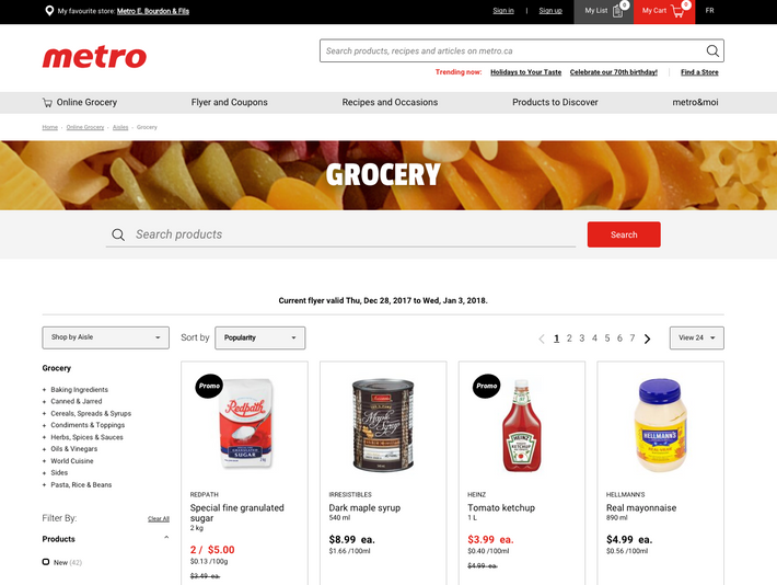 Ecommerce and redesign