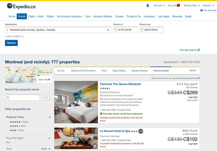 Hotels content management